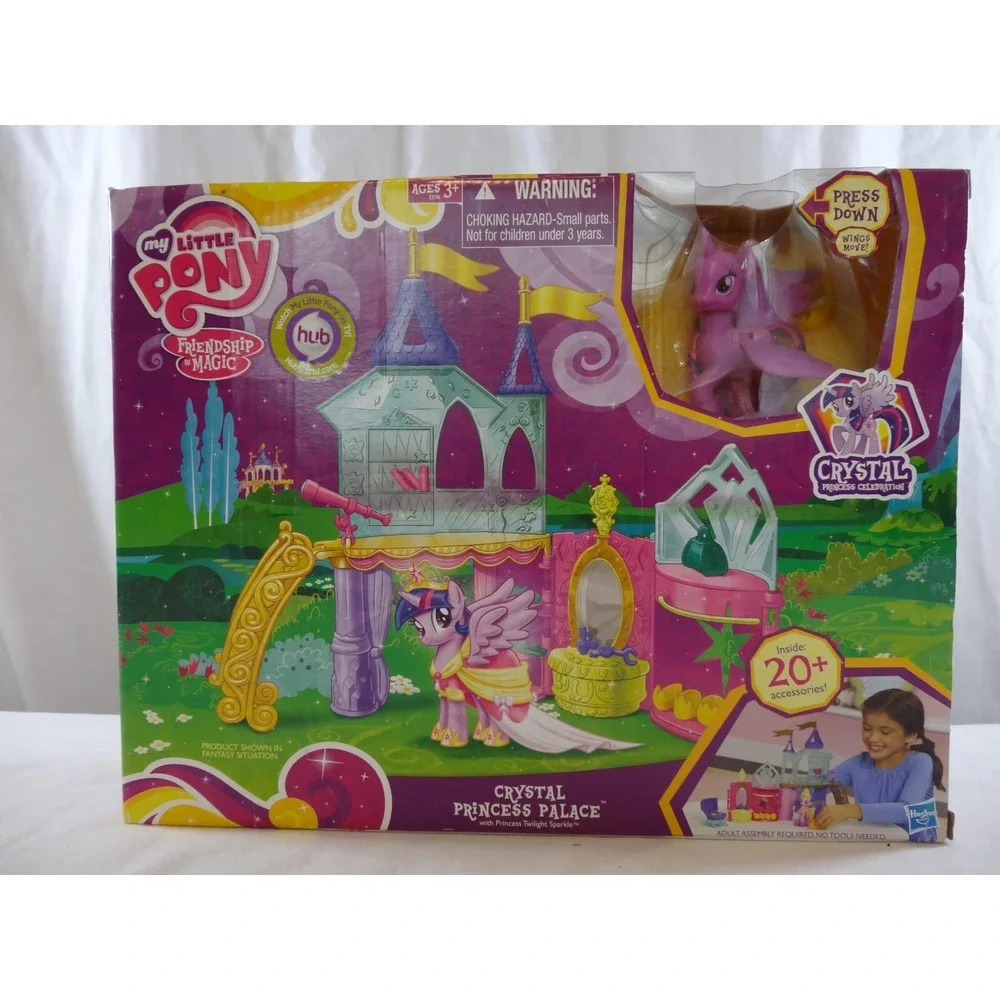 MY LITTLE PONY Crystal Princess Palace‎ Playset New